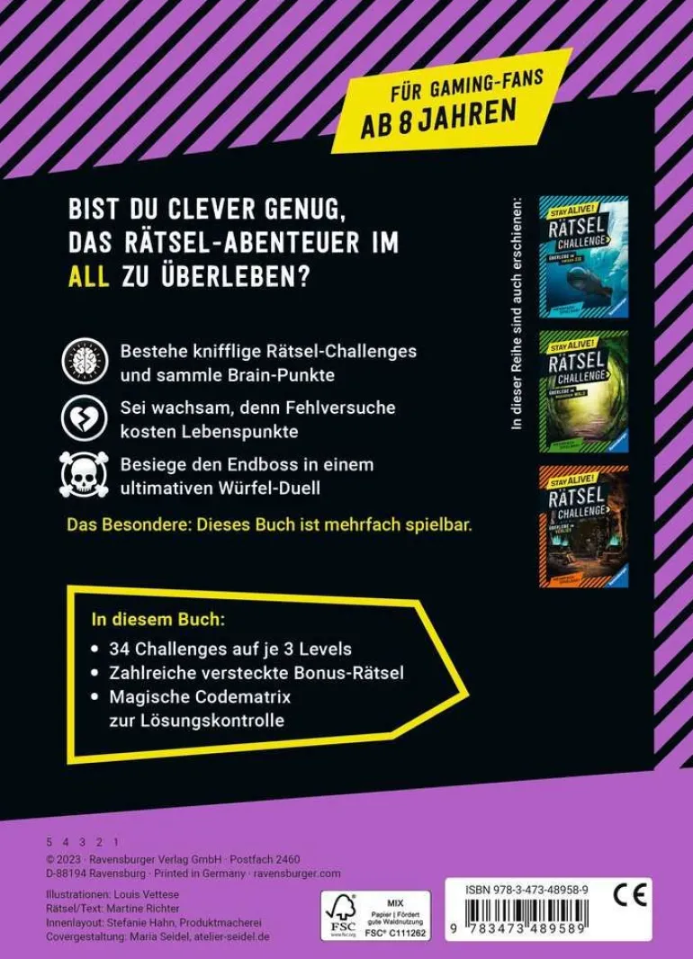 Stay alive! Rätsel-Challenge - Überlebe im Verlies 48958 | Teddy Toys Kinderwelt