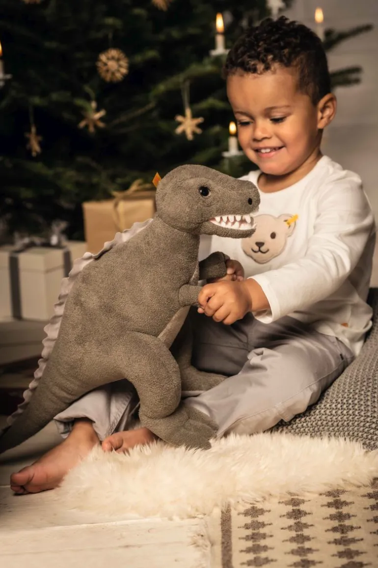 Steiff Thaisen T-Rex Dino 45 grau | Teddy Toys Kinderwelt