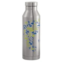 Step by Step - Isolierte Edelstahl-Trinkflasche Blue & Yellow | Teddy Toys Kinderwelt