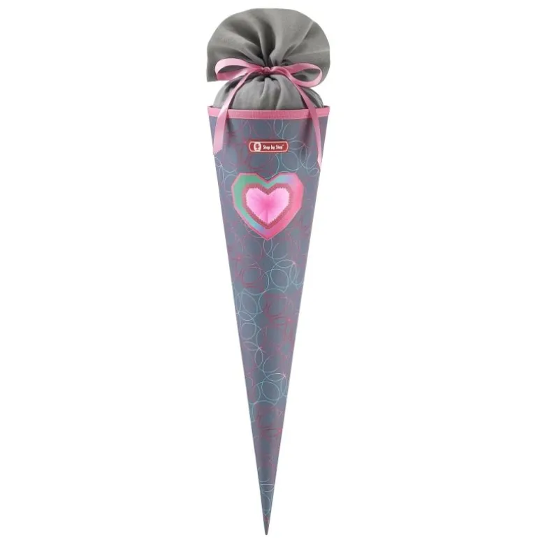 Step by Step Schultüte Glitter Heart | Teddy Toys Kinderwelt