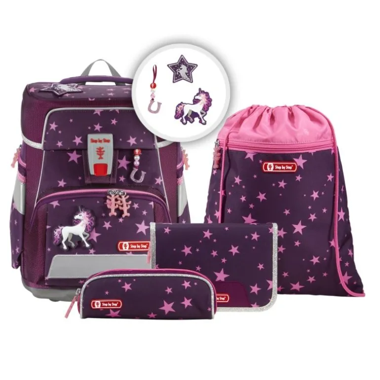 Step by Step SPACE - Schulranzen-Set "Unicorn", 5-teilig | Teddy Toys Kinderwelt