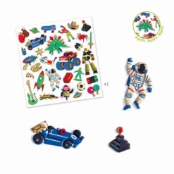 Sticker: Retro toys | Teddy Toys Kinderwelt