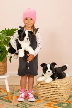 Teddy Hermann Border Collie liegend 45 cm | Teddy Toys Kinderwelt