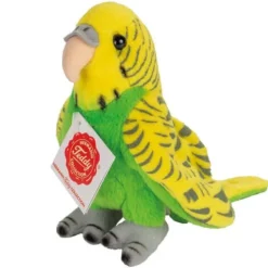 Teddy Hermann Wellensittich, grün, 13 cm | Teddy Toys Kinderwelt