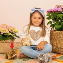 Teddy Hermann Widderkaninchen braun 18 cm | Teddy Toys Kinderwelt