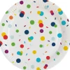 8 Teller Confetti Birthday Papier rund 17,7 cm | Teddy Toys Kinderwelt