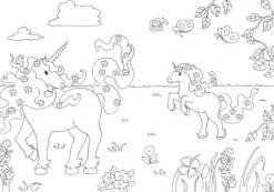 Tessloff Glitzer-Sticker-Malbuch - Einhörner | Teddy Toys Kinderwelt