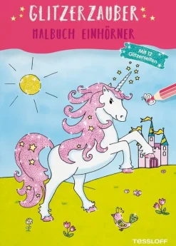 Tessloff Glitzerzauber Malbuch - Einhörner | Teddy Toys Kinderwelt