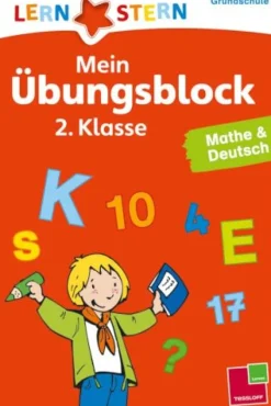Tessloff LERNSTERN - Mein Übungsblock Mathe und Deutsch, 2. Klasse | Teddy Toys Kinderwelt