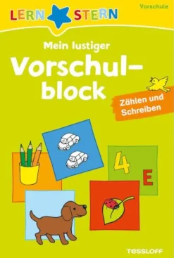 Tessloff LERNSTERN - Mein lustiger Vorschulblock, Zählen und Schreiben | Teddy Toys Kinderwelt