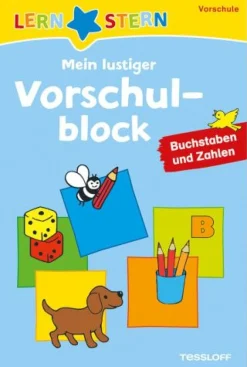 Tessloff LERNSTERN - Mein lustiger Vorschulblock, Buchstaben und Zahlen | Teddy Toys Kinderwelt
