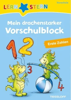 Tessloff LERNSTERN - Mein drachenstarker Vorschulblock, Erste Zahlen | Teddy Toys Kinderwelt