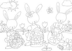 Tessloff Mein buntes Malbuch - Ostern. Grün, gelb, pink - der Osterhase winkt | Teddy Toys Kinderwelt