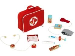Theo Klein - Arzttasche mit Holz Zubehör | Teddy Toys Kinderwelt