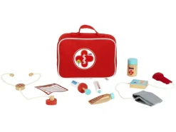 Theo Klein - Arzttasche mit Holz Zubehör | Teddy Toys Kinderwelt
