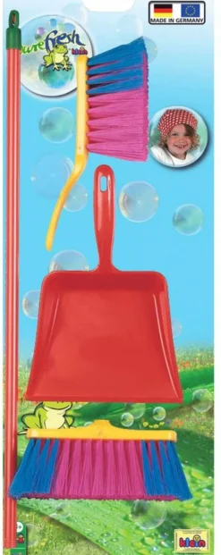 Theo Klein - Kehrgarnitur, 3-teilig | Haushalt | Rollenspiele | Spielzeug | Teddy Toys Kinderwelt