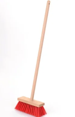 Theo Klein - Straßenbesen groß, Holz | Haushalt | Rollenspiele | Spielzeug | Teddy Toys Kinderwelt