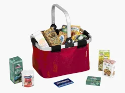 Theo Klein Reisenthel - Einkaufskorb "carrybag mini" rot, gefüllt | Teddy Toys Kinderwelt