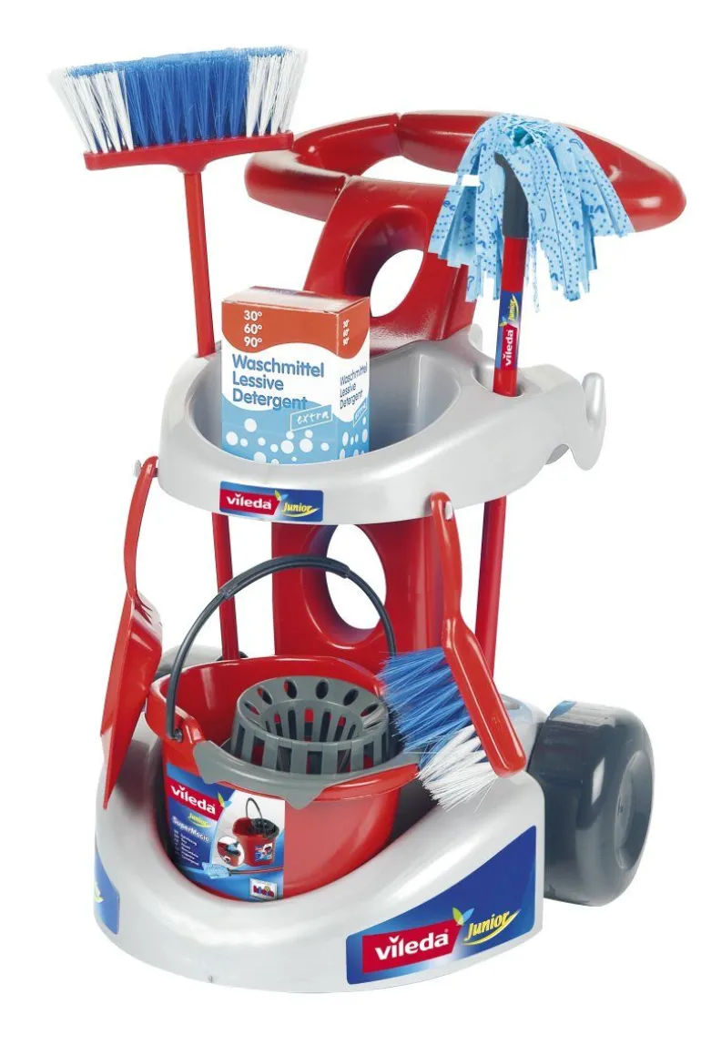 Theo Klein VILEDA - Besenwagen mit Zubehör | Teddy Toys Kinderwelt