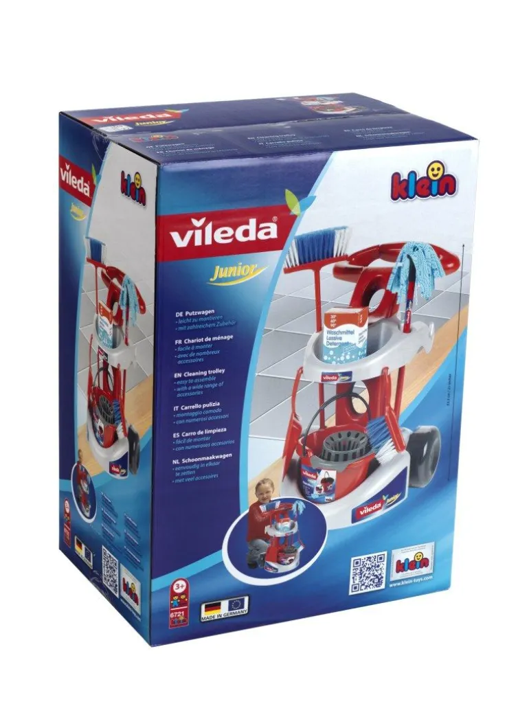 Theo Klein VILEDA - Besenwagen mit Zubehör | Teddy Toys Kinderwelt