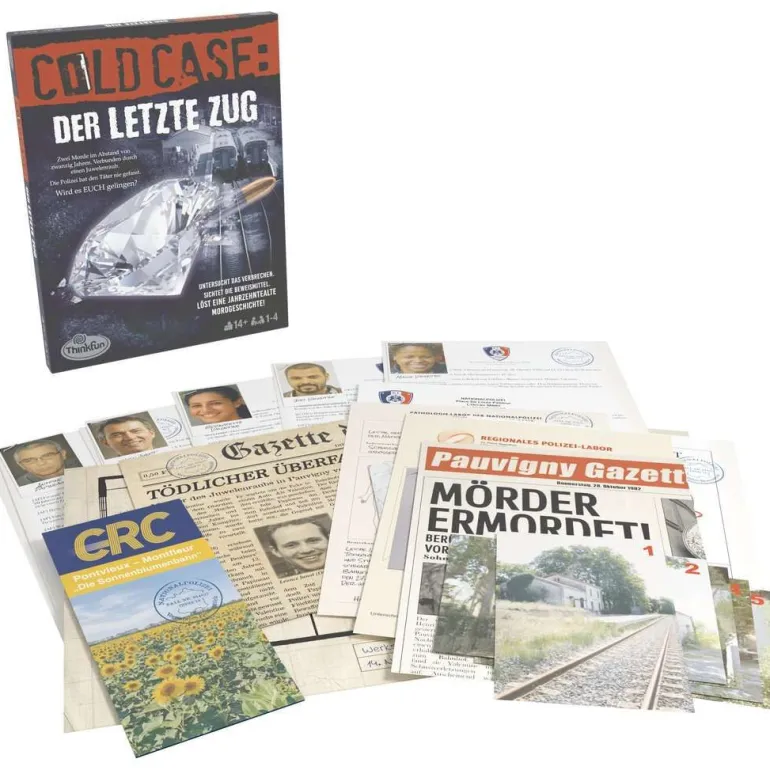 ThinkFun - Cold Case: Der letzte Zug, 76534 | Teddy Toys Kinderwelt