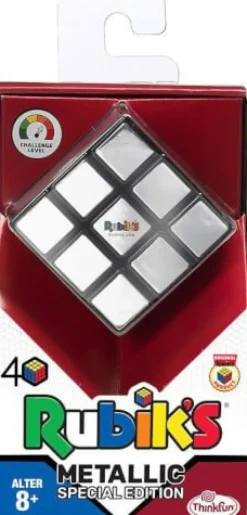 ThinkFun - Rubik's Cube, Metallic | Teddy Toys Kinderwelt