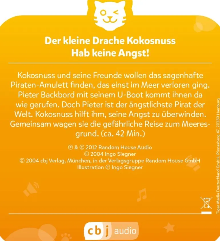 tigercard - Der kleine Drache Kokosnuss: Hab keine Angst! | Teddy Toys Kinderwelt