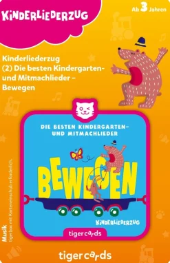 tigercard - Kinderliederzug (2) Die besten Kindergartenlieder | Teddy Toys Kinderwelt