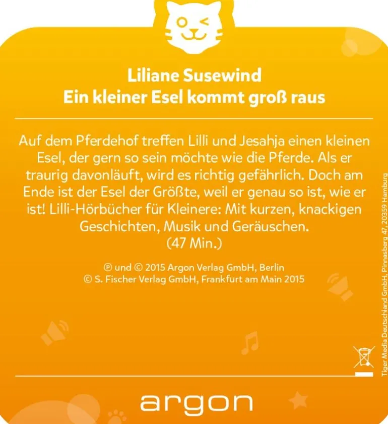 tigercard - Liliane Susewind: Kleiner Esel kommt groß raus | Teddy Toys Kinderwelt