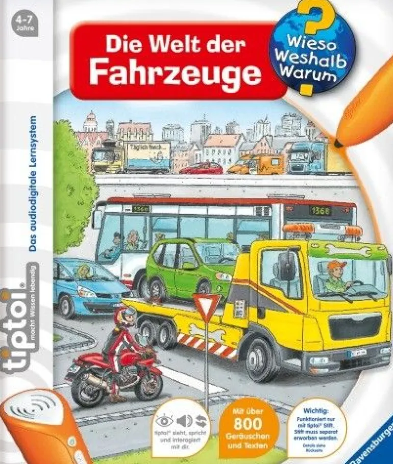 tiptoi® Wieso? Weshalb? Warum? - Die Welt der Fahrzeuge | Teddy Toys Kinderwelt