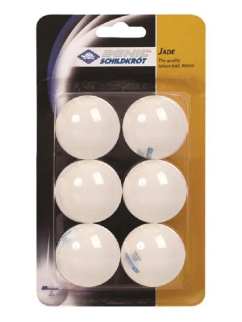 Tischtennis 6er Jade Ball, weiß ca. 40 mm | Teddy Toys Kinderwelt