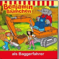 Tonies® Hörfigur Benjamin Blümchen - Benjamin als Baggerfahrer | Teddy Toys Kinderwelt