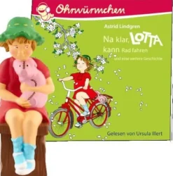 Tonies® Lotta - Na klar, Lotta kann Radfahren / Lotta zieht um | Teddy Toys Kinderwelt