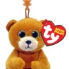 Ty DUNCAN BEAR - BEANIE BLLIES - KEY CLIP | Teddy Toys Kinderwelt