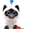 Ty MISO CAT - BEANIE BLLIES - KEY CLIP | Teddy Toys Kinderwelt