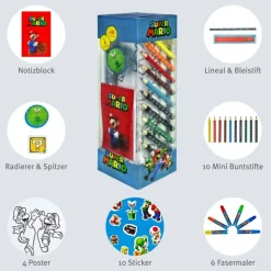 Undercover - Super Mario Mal & Schreibturm 35 teilig | Teddy Toys Kinderwelt