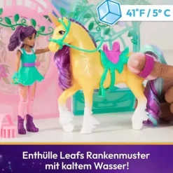 Unicorn Academy - Small Doll Ava & Leaf Stall Spielset | Teddy Toys Kinderwelt