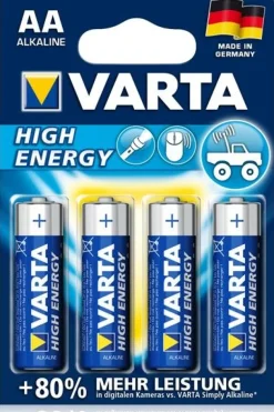 Varta - Batterie High Energy (AA) Mignon, 4 Stück | Zubehör | RC-Fahrzeuge | Spielzeug | Teddy Toys Kinderwelt