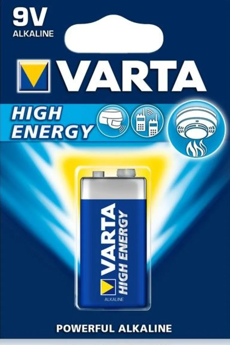 Varta - Batterie High Energie (9V) Alkaline, 1Stück | Teddy Toys Kinderwelt
