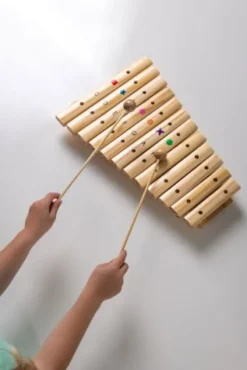 Vedes - Boogie Bee Holz Xylophon mit 12 Noten | Teddy Toys Kinderwelt