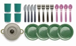 Vedes - Dantoy Green Bean Essservice im Netz, 22 Teile | Teddy Toys Kinderwelt