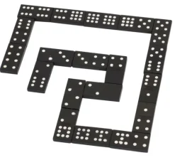 Vedes - Domino in Holzbox, 55 Steine | Domino & Legespiele | Spiele | Spielzeug | Teddy Toys Kinderwelt