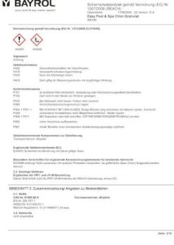 Vedes - Easy Pool & Spa Chlor-Granulat, 1 kg | Teddy Toys Kinderwelt