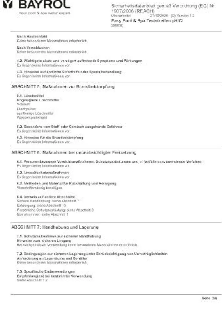 Vedes - Easy Pool & Spa Teststreifen pH/Cl | Teddy Toys Kinderwelt