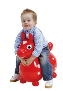 Vedes - Hüpfpferd Rody rot | Teddy Toys Kinderwelt