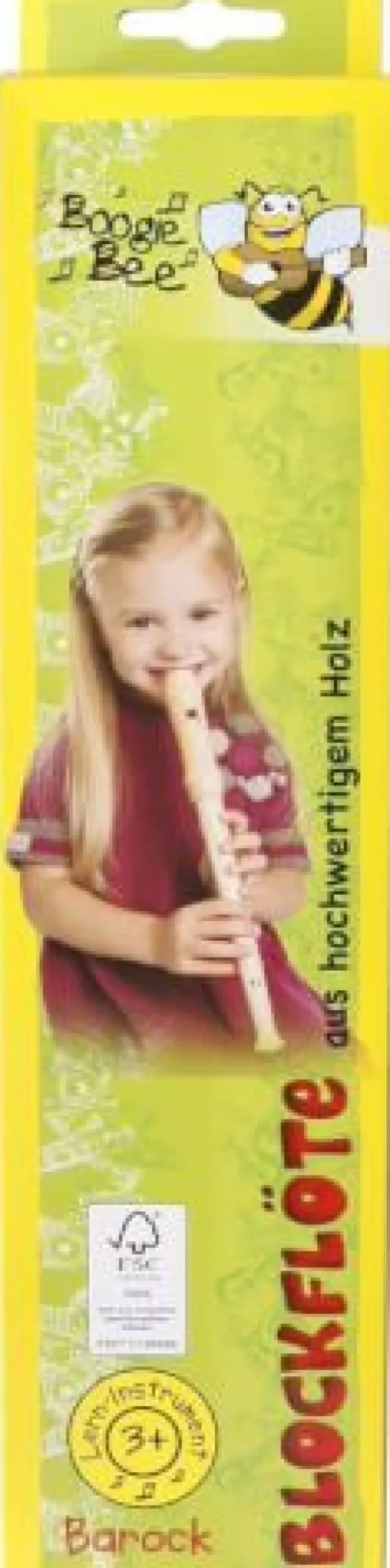 Vedes Boogie Bee - Blockflöte aus Holz, 32 cm | Teddy Toys Kinderwelt