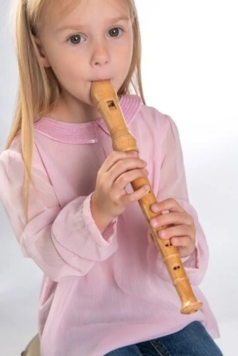 Vedes Boogie Bee - Blockflöte aus Holz, 32 cm | Teddy Toys Kinderwelt