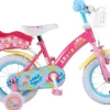 Volare Peppa Pig - Fahrrad, 12 Zoll rosa | Teddy Toys Kinderwelt