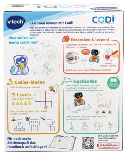 VTech® - Codi, der clevere Mal-Roboter | Teddy Toys Kinderwelt