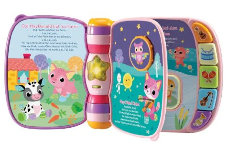 Vtech 80-166784 Mein erstes Liederbuch rosa | Teddy Toys Kinderwelt